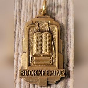 Balfour Bookkeeping Medal Award 10K Gold Plated Vintage 1970s